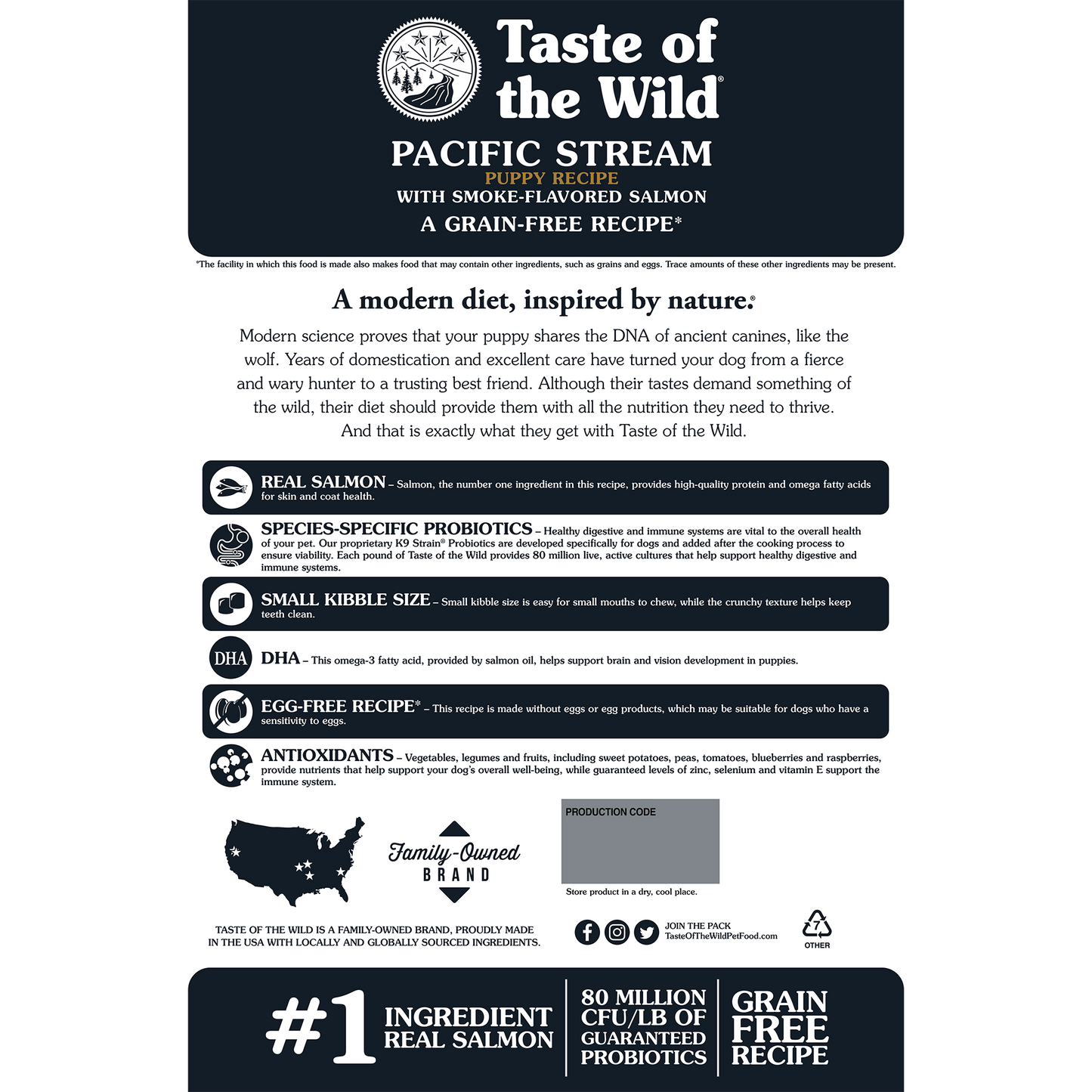 Taste of the Wild Pacific Stream Cachorro (Salmon)