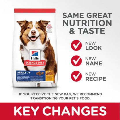 Hills Science Diet Adult 7+ Senior Dry Dog Food 3 kg