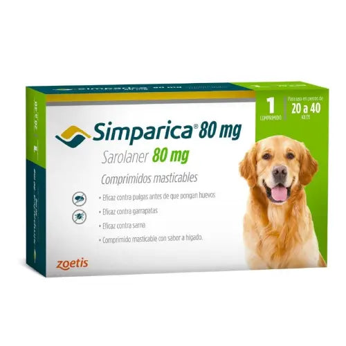 SIMPARICA 1 COMPRIMIDO